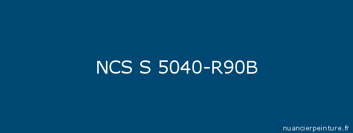 Blå NCS S 5040 R 90 B